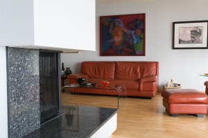 Tithof Tile & Marble custom fireplace